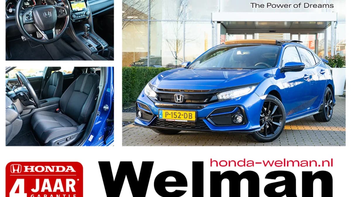 Honda Civic 1.0i VTEC EXECUTIVE SPORTPACK — foto 1