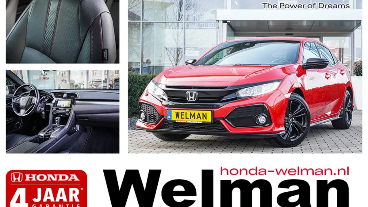 Honda Civic 1.0i VTEC TURBO DYNAMIC BLACK PACK — foto 1