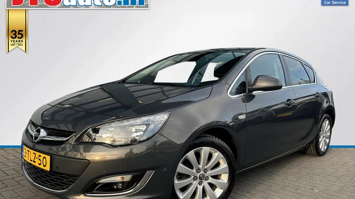 Opel Astra 1.4 Turbo 120pk, Leder, Camera, Trekhaak, Stoelverwarming — foto 1