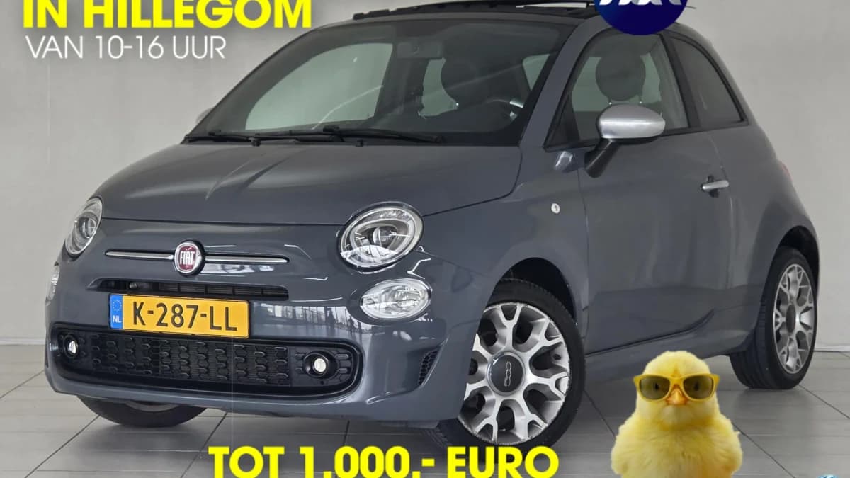 Fiat 500 1.0 Hybrid Rockstar | Apple-Android | Schuif-Kanteldak | Parkeersensoren | Climate Control — foto 1