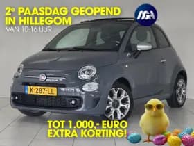 Fiat 500 1.0 Hybrid Rockstar | Apple-Android | Schuif-Kanteldak | Parkeersensoren | Climate Control