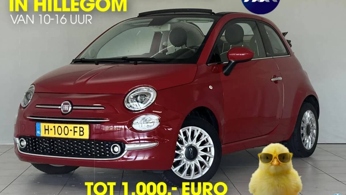 Fiat 500C 0.9 TwinAir Turbo Lounge | Apple-Android | Airconditioning | Cruise Control — foto 1