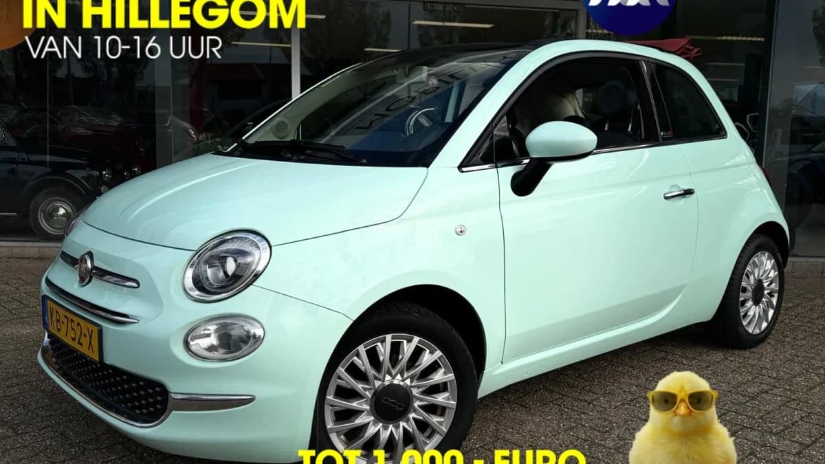 Fiat 500C 0.9 TwinAir Turbo Lounge | Navi | Bluetooth | Airco | Cabrio | LMV | Leer | — foto 1