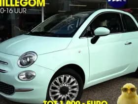 Fiat 500C 0.9 TwinAir Turbo Lounge | Navi | Bluetooth | Airco | Cabrio | LMV | Leer |