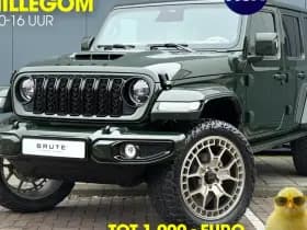 Jeep Wrangler Unlimited 4xe 380 Sahara | BRUTE Active Suspension System | Individual Kleur | Apple-Android