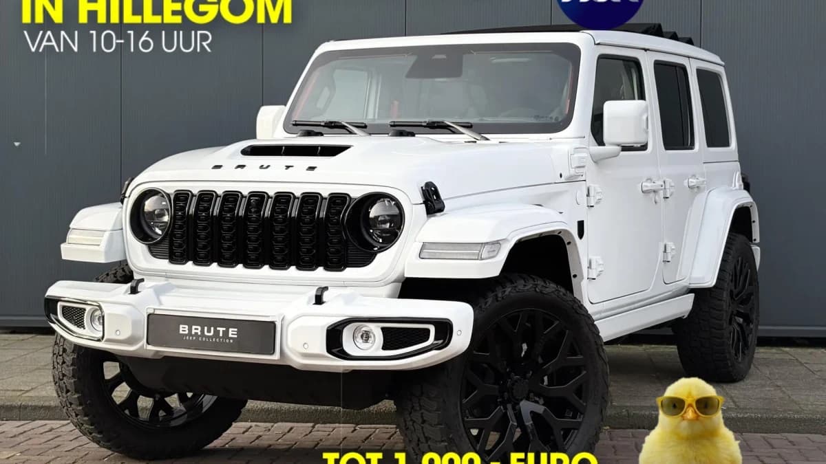 Jeep Wrangler Unlimited Brute 4XE Rubicon | Cabrio | BRUTE Active Suspension System | Apple-Android — foto 1