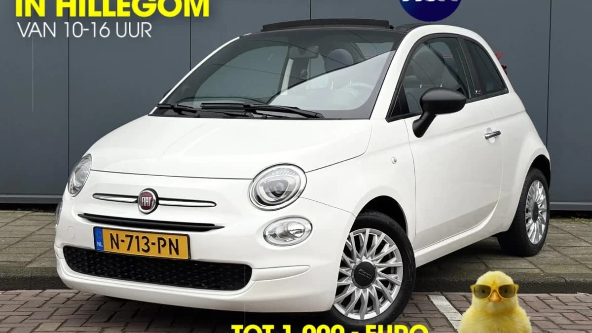 Fiat 500C 1.0 Hybrid Cult | Apple-Android | Cruise-control | Navigatie — foto 1