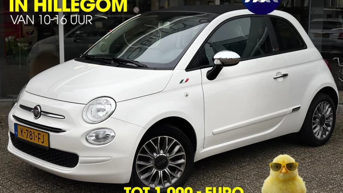Fiat 500C 0.9 TwinAir Turbo Lounge | Cruise control | Airco | parkeer sensoren | 15" | — foto 1