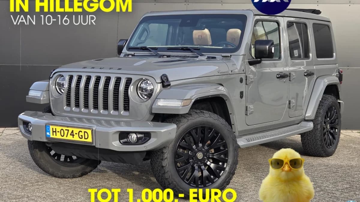 Jeep Wrangler 2.0T Rubicon BRUTE | Cabrio | Apple-Android | Adaptive Cruise Control | Trekhaak — foto 1