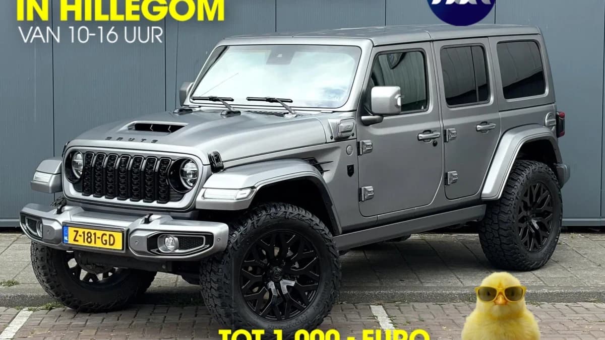 Jeep Wrangler BRUTE Sahara 4xe 380 | Lift kit | 20" | Verwarmde stoelen| BRUTE | Hybrid | — foto 1