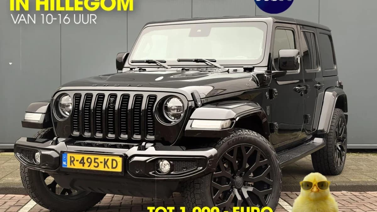 Jeep Wrangler Unlimited 4xe 380 Sahara BRUTE | Apple-Android | Trekhaak | Adaptive Cruise Control — foto 1