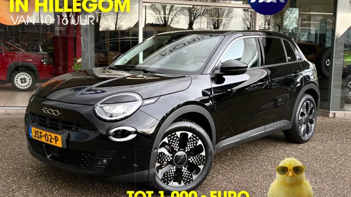 Fiat 600 1.2 Hybrid La Prima | Stoelverwarming | Carplay | Leer | Camera | Massage | — foto 1
