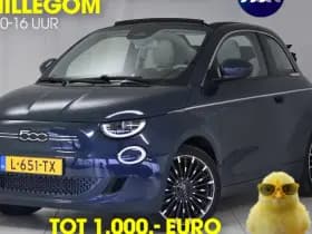 Fiat 500C La Prima 42 kWh | Cabriolet | Apple-Android | Climate Control | Cruise Control