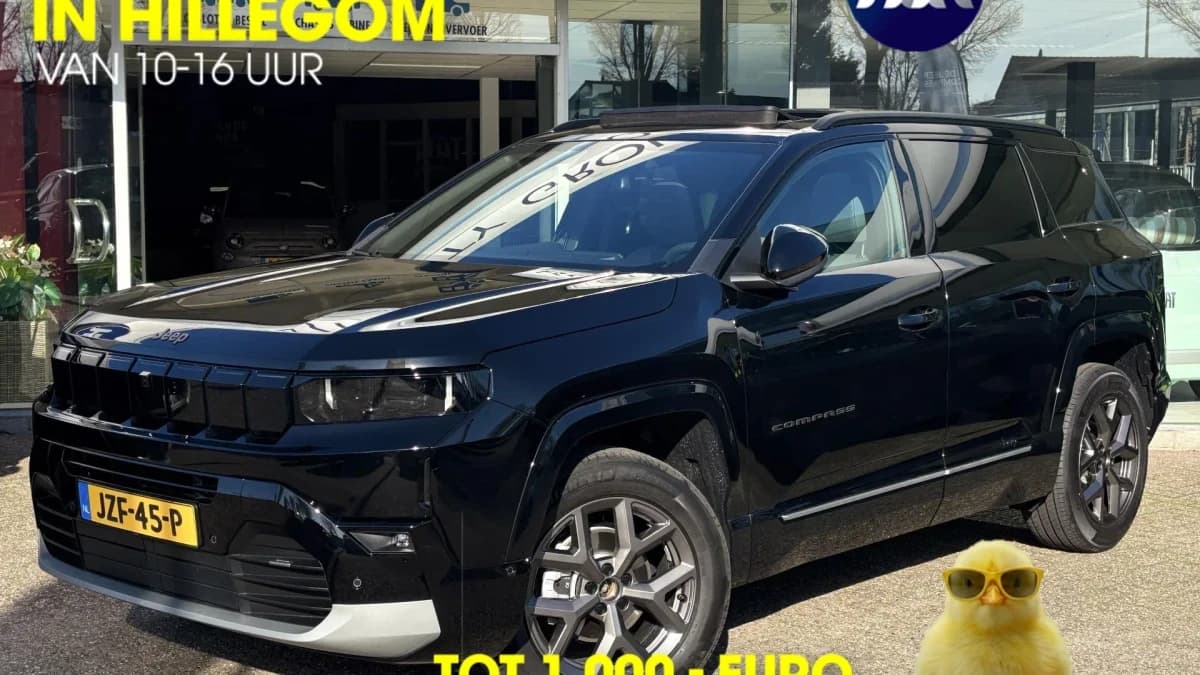 Jeep Compass 1.2 e-Hybrid First Edition | Panoramadak | stoel massage | Carplay | 360 Camera | Focal audio | — foto 1