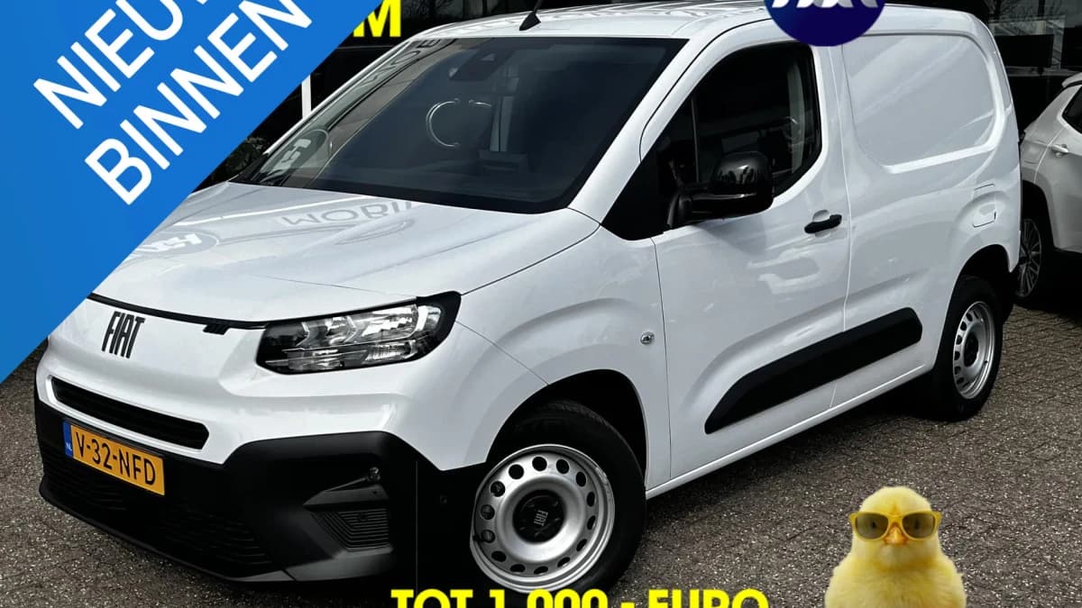 Fiat Doblò 1.5 BlueHDi 100 S&S L1 1000kg | Apple-Android | Parkeercamera | Cruise control — foto 1