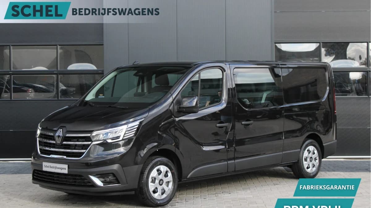 Renault Trafic 2.0 Blue dCi 130pk T29 L2H1 Advance Dubbele Cabine - Carplay - Android - 2x Schuifdeur - Passagiersstoel - Camera - LED - Rijklaar — foto 1