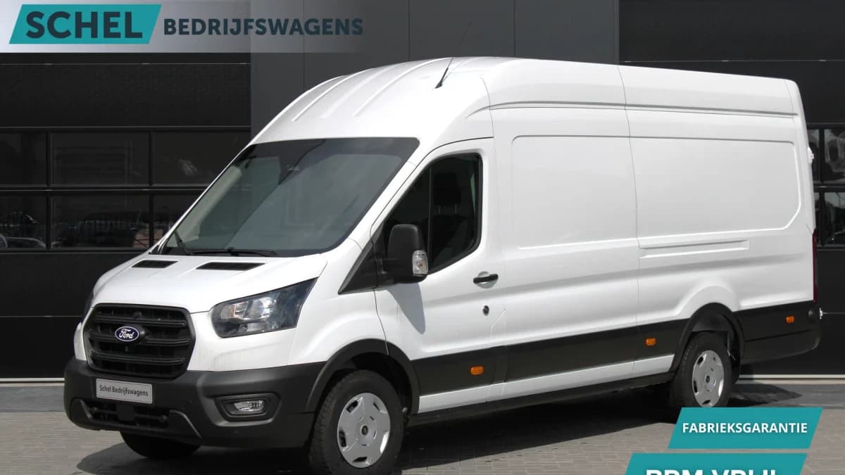 Ford Transit 350 2.0 TDCI L4H3 Trend 165pk RWD - Carplay - Android - Cruise - Camera - 270gr deuren - Rijklaar — foto 1