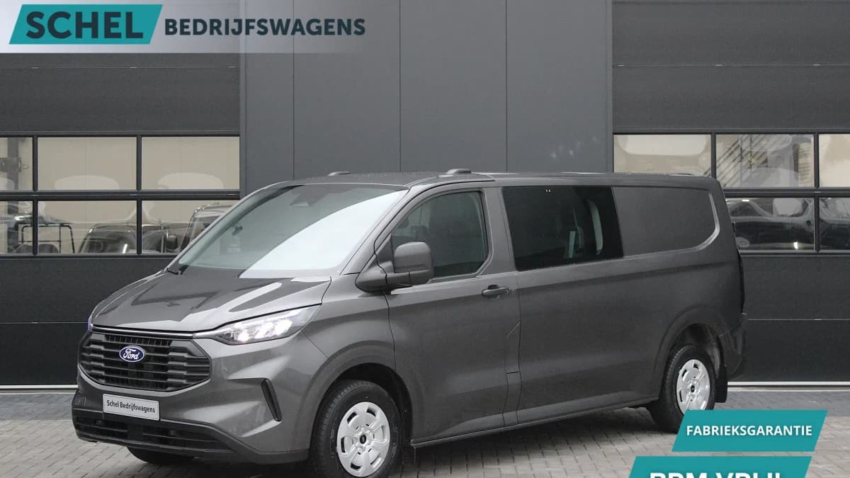 Ford Transit Custom 320 2.0 TDCI L2H1 Trend DC 136pk - Carplay - Android - Camera - LED koplampen - Stoel + Stuurverwarming - Rijklaar — foto 1