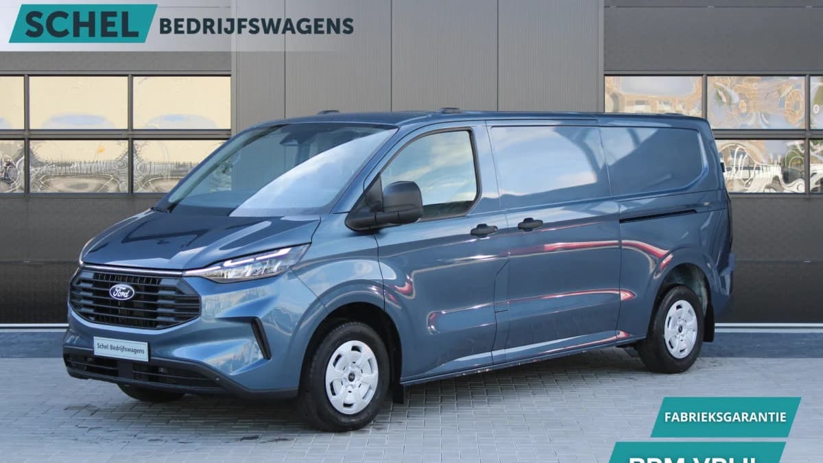 Ford Transit Custom 320 2.0 TDCI L2H1 Trend 136pk - 2x Schuifdeur - Carplay - Android - Camera - Trekhaak - Stoelverwarming -70l tank - Rijklaar — foto 1