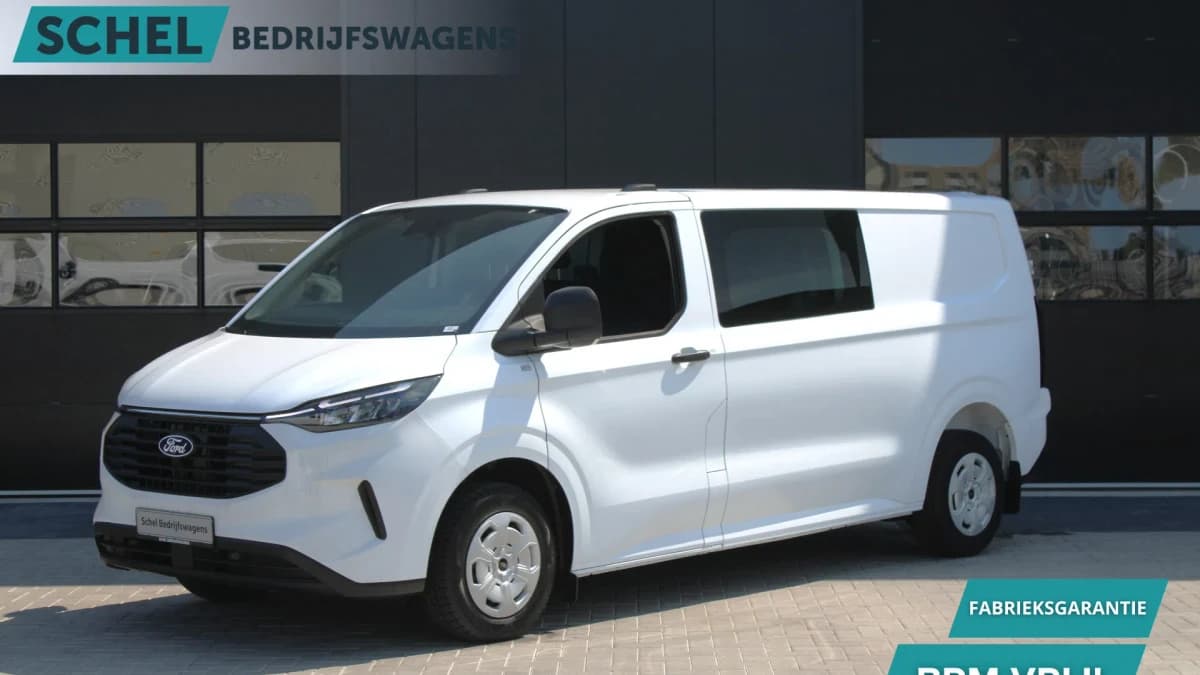 Ford Transit Custom 320 2.0 TDCI L2H1 Trend DC 136pk - Carplay - Android - Camera - Trekhaak - LED koplampen - Stoelverwarming - Draadloos laden - Rijklaar — foto 1