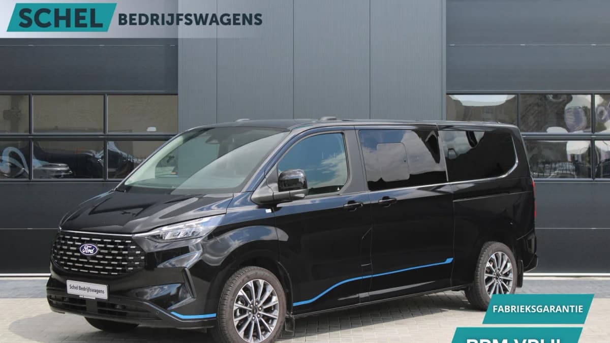 Ford Tourneo Custom 320 2.0 TDCI L2H1 Titanium X DC 170pk - Adaptive Cruise - LED - Blind Spot - Leder - Navigatie - 360 Camera - Trekhaak - Rijklaar — foto 1