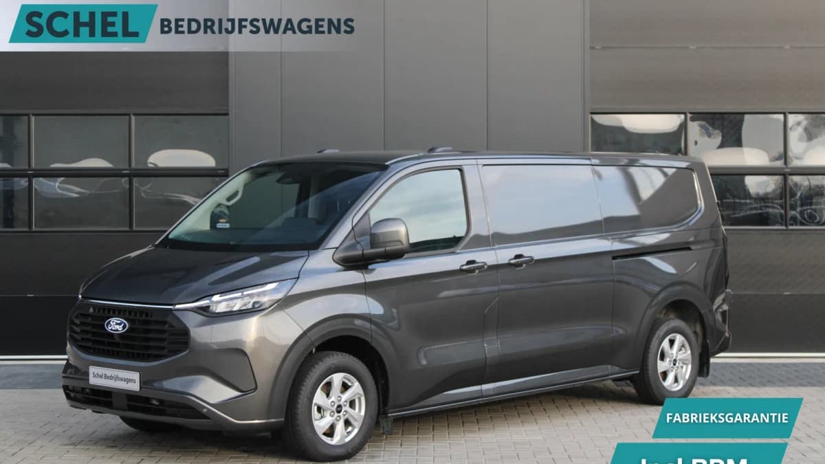 Ford Transit Custom 320 2.5 PHEV L2H1 Limited 232pk - 2x Schuifdeur - Trekhaak - Stoel/Stuurverwarming - ACC - Blindspot - Keyless - Rijklaar — foto 1