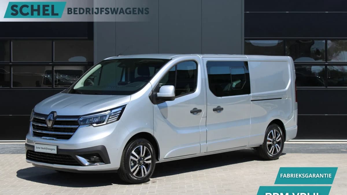 Renault Trafic 2.0 Blue dCi 170pk T29 L2H1 Extra DC - 2x Schuifdeur - Carplay - LED - Blind Spot - Navigatie - Camera - Trekhaak - Stoelverwarming - Rijklaar — foto 1