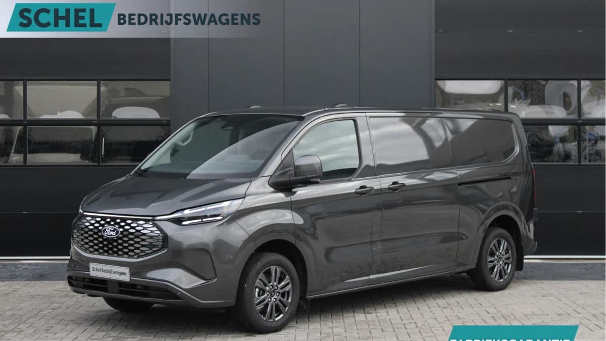 Ford E-Transit Custom 340 L2H1 Limited 65 kWh 218pk - DIRECT LEVERBAAR - 2x Schuif - LED - 360 Camera - B&O - ACC - Navi - Stoel/Stuurverwarming - Rijklaar — foto 1
