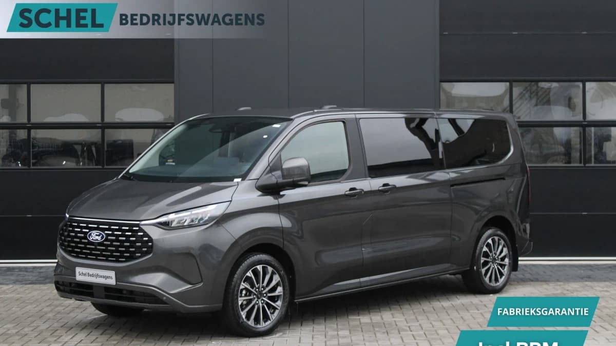 Ford Tourneo Custom 340 2.5 PHEV L2H1 Titanium X 232pk - 2x Schuif - ACC - 360 camera - Leder - Prijs excl. BTW - Rijklaar — foto 1