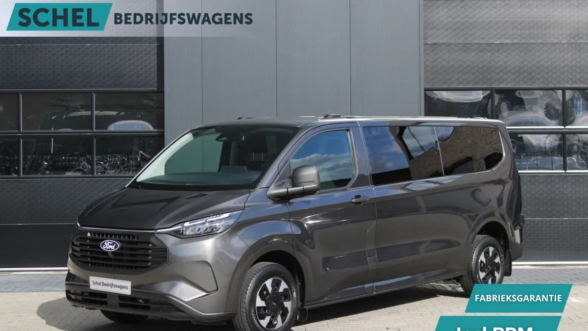 Ford Transit Custom 340 2.5 PHEV L2H1 Kombi Trend 9 zits 232pk - Navi - LED - Stoel-stuurverwarming - Camera - Prijs excl. BTW - Rijklaar — foto 1