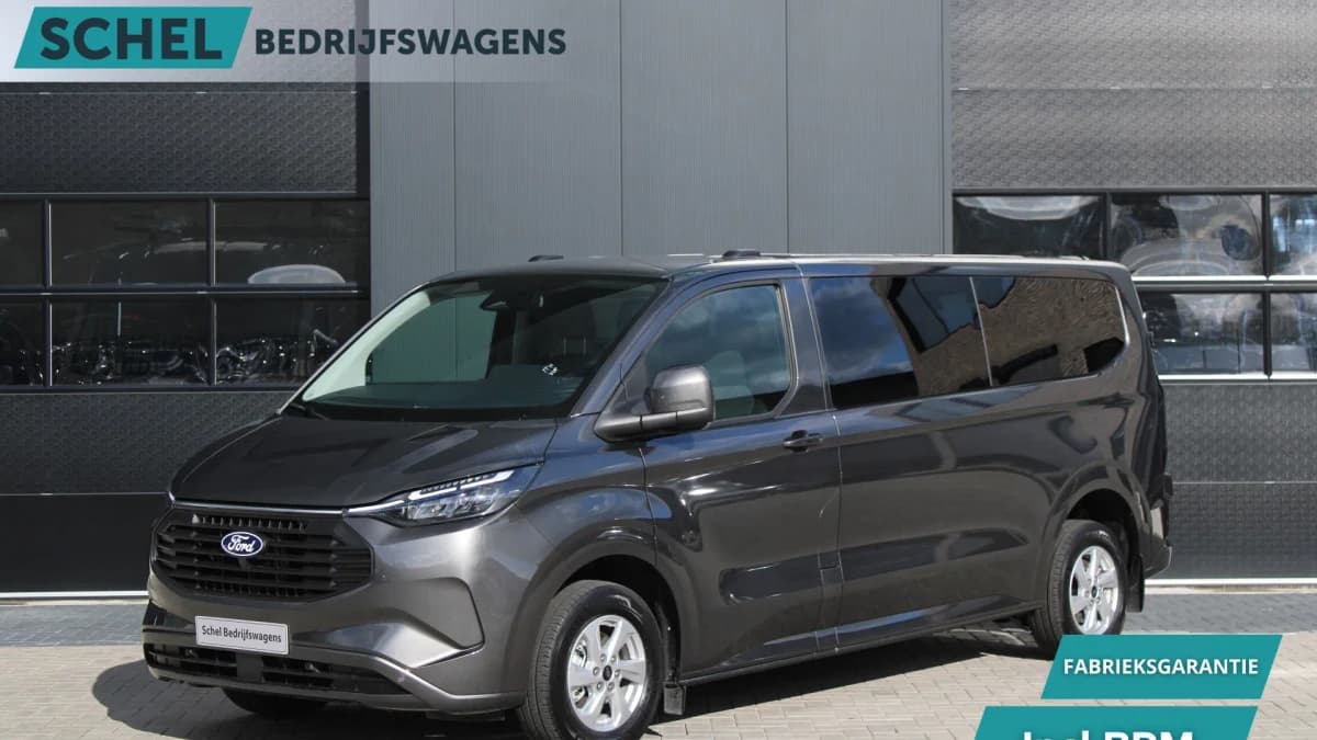 Ford Transit Custom 340 2.5 PHEV L2H1 Limited 232pk 9 Zits - Keyless - ACC - Blindspot - Camera - Carplay - Navi - Prijs excl. BTW - Rijklaar — foto 1