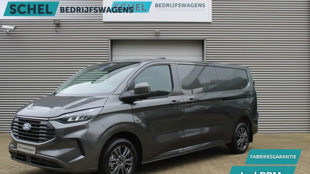 Ford Transit Custom 320 2.0 TDCI L2H1 Limited 170pk - 1+1 Stoelopstelling - 2x Schuifdeur - Adaptive Cruise - Verwarmd stuur - Blind spot - Navigatie - Camera - Draadloos laden - Rijklaar — foto 1