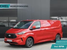 Ford Transit Custom 320 2.0 TDCI L2H1 Limited 170pk - 1+1 Stoelopstelling - 2x Schuifdeur - Adaptive Cruise - Verwarmd stuur - Blind spot - Navigatie - Camera - Draadloos laden - Rijklaar