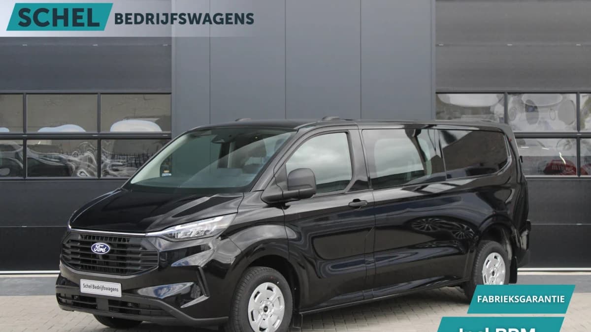 Ford Transit Custom 320 2.0 TDCI L2H1 Trend DC 6 Zits 170pk - Trekhaak - Stoel/Stuurverwarming - Cruise - 70l Tank - LED - Rijklaar — foto 1