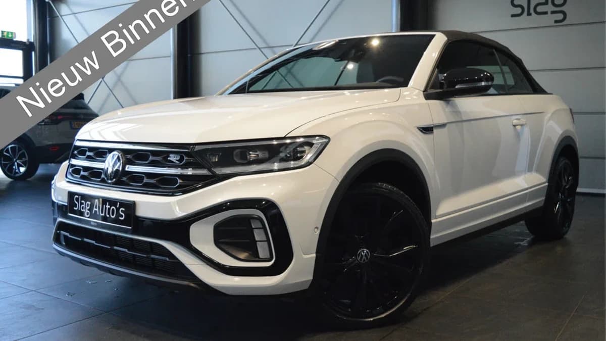 Volkswagen T-Roc Cabrio 1.5 TSI 3X R-LINE Black Style leer trekhaak 19 inch 150 pk !! — foto 1