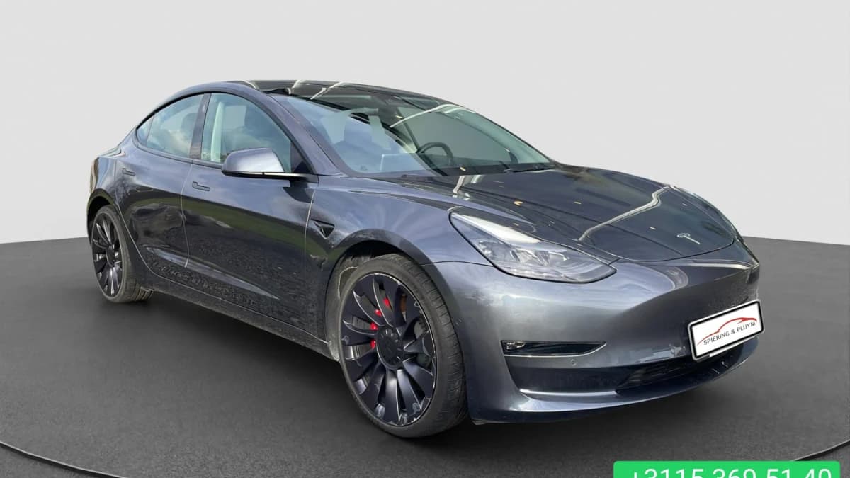 Tesla Model 3 Performance AWD 75 kWh SOH 95% | Pano | Stoelverw | — foto 1