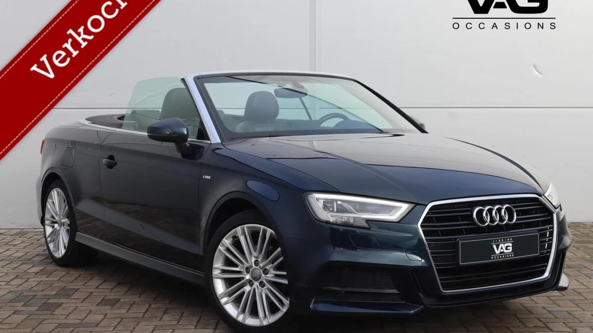 Audi A3 Cabrio 1.5 TFSI S Line LED Clima Stoelverwarming PDC — foto 1