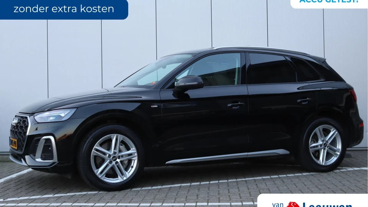 Audi Q5 50 TFSI e S-line | Luchtvering | Trekhaak | Panoramadak | 92,3% SOH — foto 1