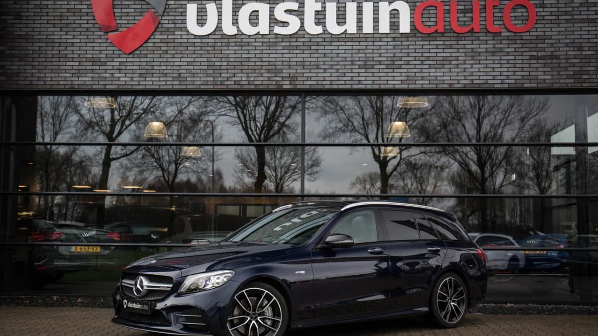 Mercedes-Benz C-Klasse Estate AMG 43 4MATIC Premium Plus Pack , Dealer onderhouden! Panoramadak, Adaptive cruise, 3D camera, Virtual cockpit, Burmester, — foto 1