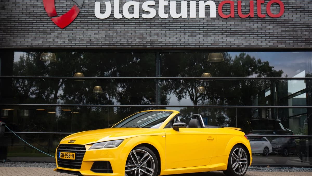 Audi TT Roadster 1.8 TFSI Pro Line S , Vegas yellow/geel, Stoelverwarming, — foto 1