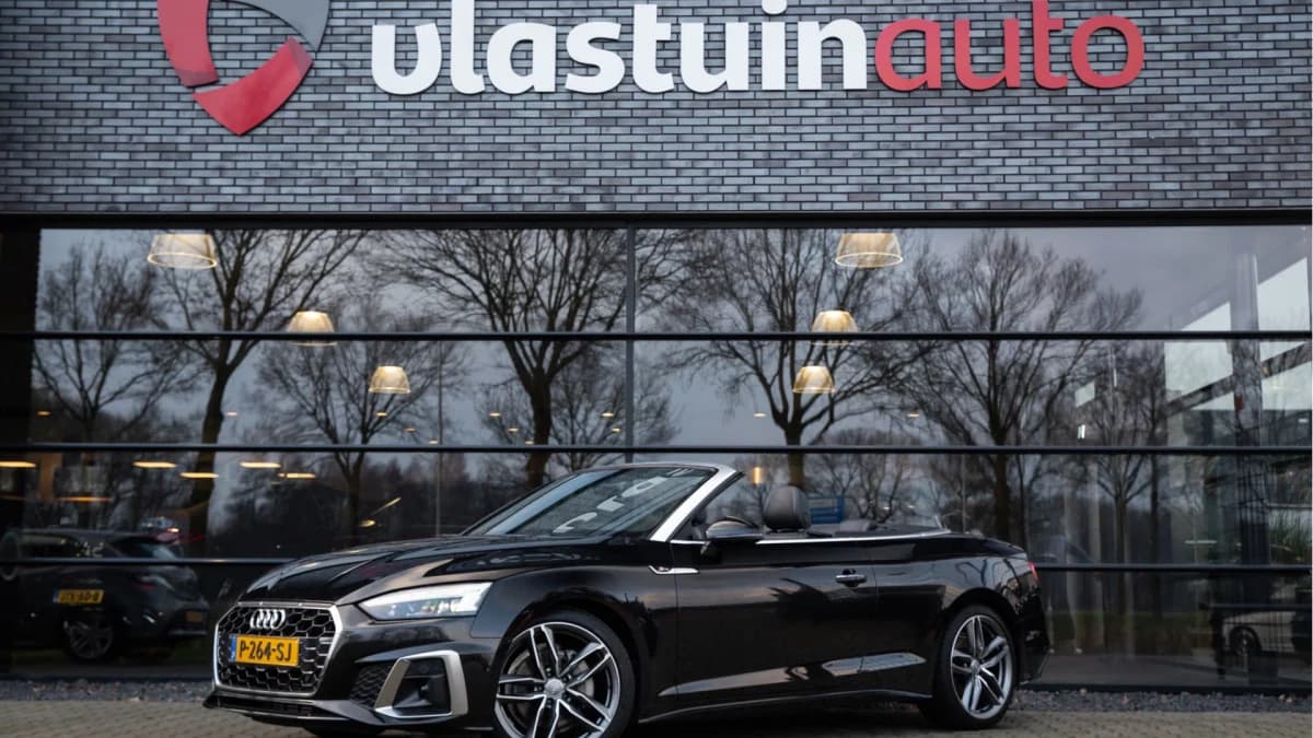 Audi A5 Cabriolet 40 TFSI S edition , Leer, Virtual cockpit, Stoel/nekverwarming, — foto 1