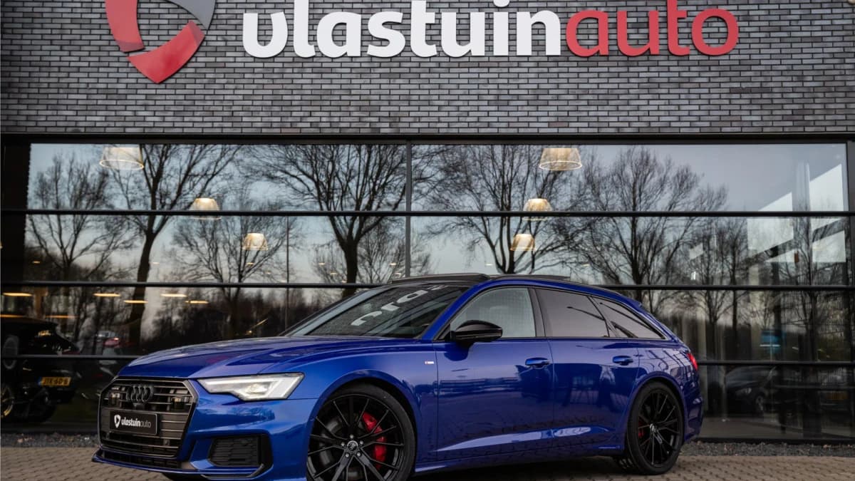 Audi A6 Avant 55 TFSI e quattro Pro Line S Competition , Ultra blauw, Panoramadak, 3D camera, B&O, Trekhaak, — foto 1