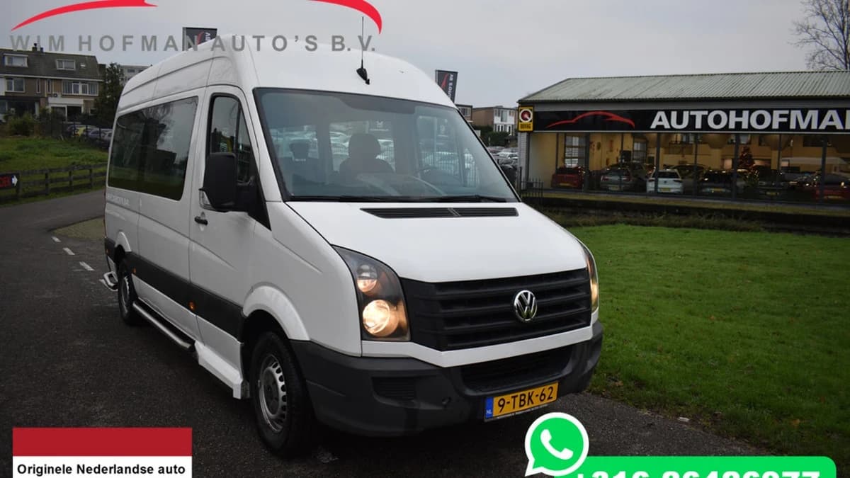 Volkswagen Crafter 35 2.0 TDI L2H2 BPM € 6240.- excl BTW Vrij 9Pers Rolstoelbus Camper — foto 1