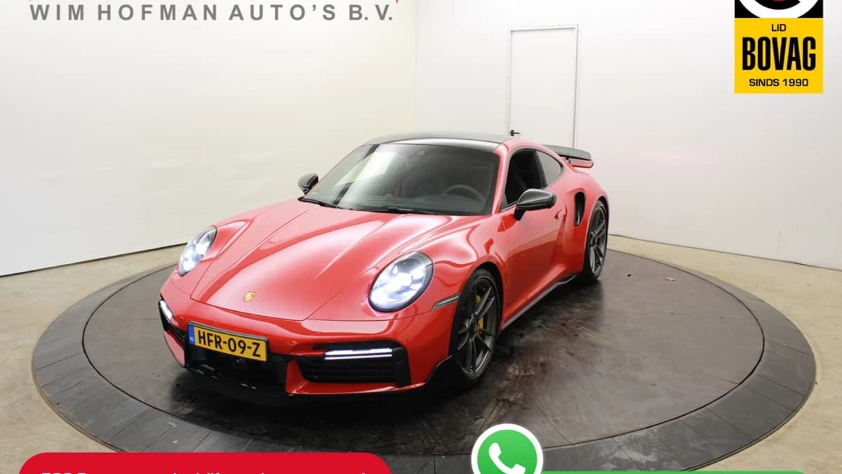 Porsche 911 3.8 Turbo S Aerokit Carbon Nose lift 360º Camera PPF Sport Uitlaat — foto 1