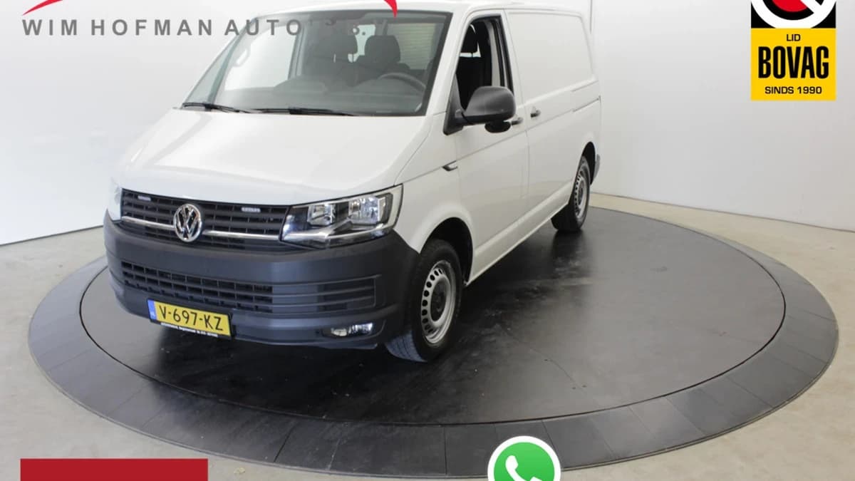 Volkswagen Transporter 2.0 TDI 150PK Euro 6 Automaat L+R Schuifd Navi 3Pers Trekh PDC Airco Cruise — foto 1
