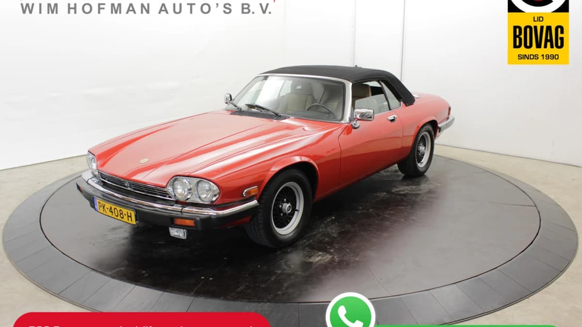 Jaguar XJ XJS 5.3 V12 278PK Convertible first paint Leer Elektr ramen stoelverw — foto 1