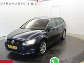 Volkswagen Golf Variant 1.4 TSI Highline APK t/m 2027 Automaat Camera Leder Trekhaak Dodeh Detec Dealer onderhoudsen Clima PDC Stoelverwarming