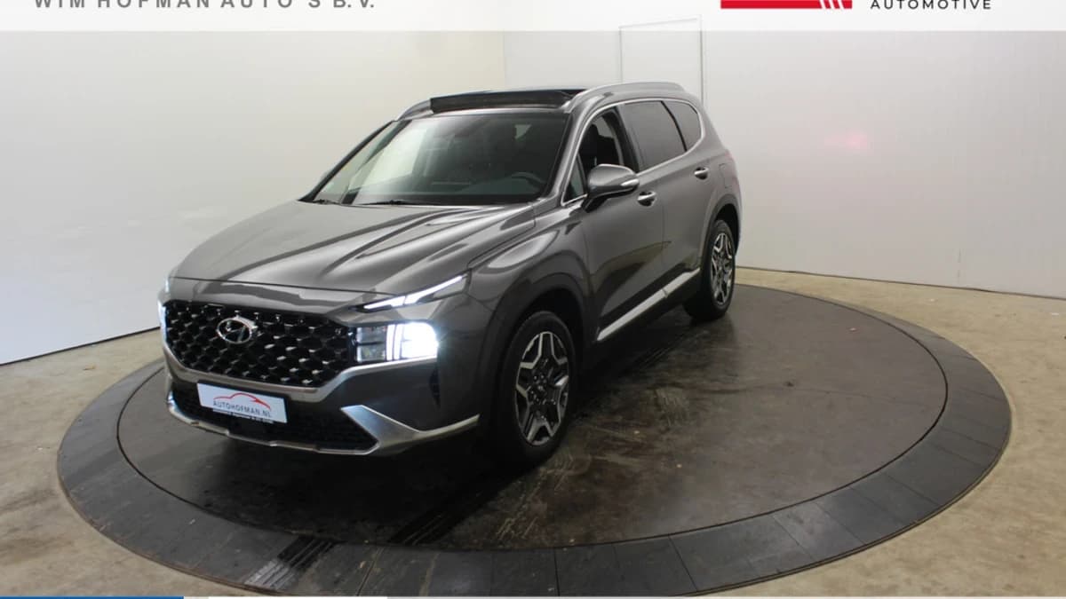 Hyundai Santa Fe 1.6 T-GDI PHEV 266Pk Premium Sky 7p. Pano Cam El-Stoelen + Aklep Dhoek — foto 1