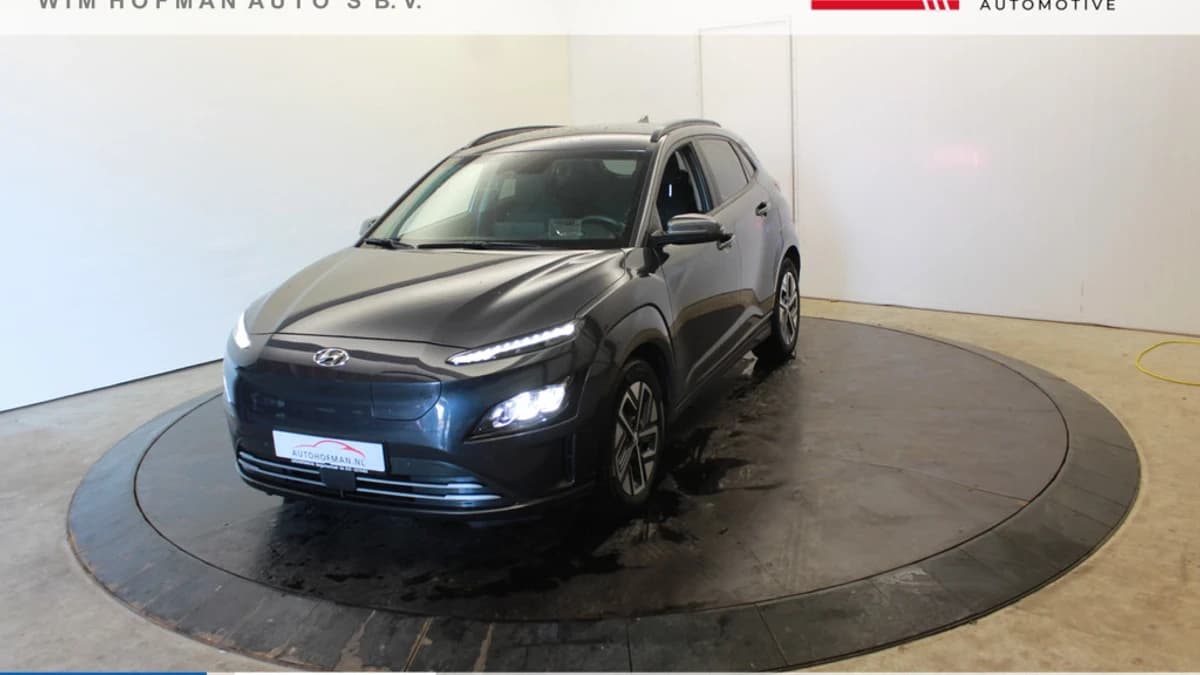 Hyundai Kona EV Fasion 64 kWh SOH 100% 204PK Head Up Camera 3 Fase-Laden Dodeh detec Winterpack — foto 1