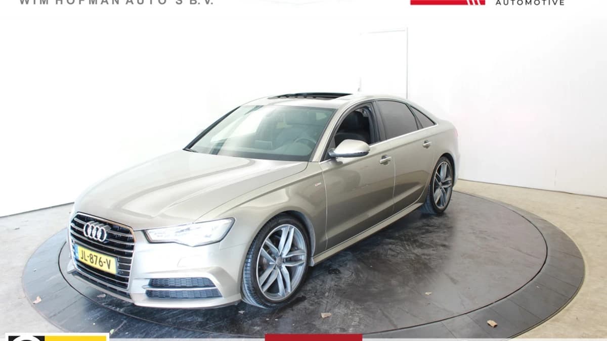 Audi A6 Limo 1.8 TFSI Premium S Line Pano Vol Leder EL aKlep Zwarte hemel Mem Seats Navi — foto 1